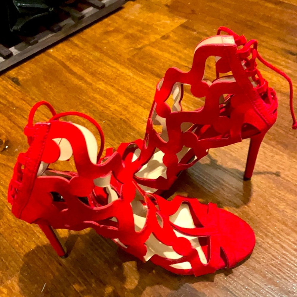 Red high heels